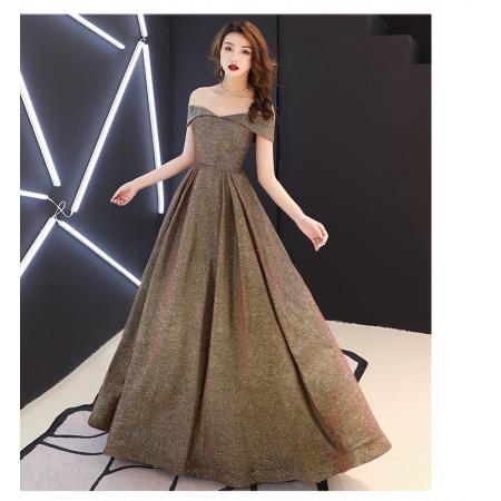 FA49321# 晚礼服裙女宴会高贵优雅显瘦性感气质名媛年会长连衣