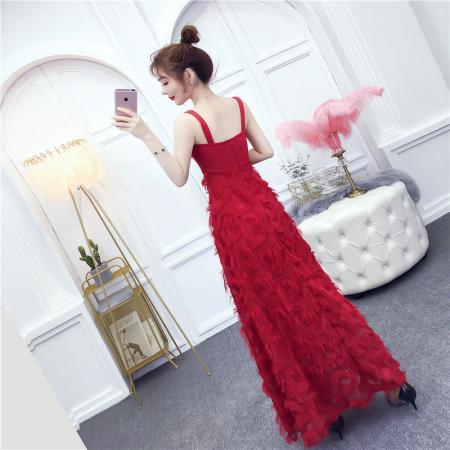 新款晚礼服裙时尚新款宴会长款仙气梦幻主持人气质气场女王