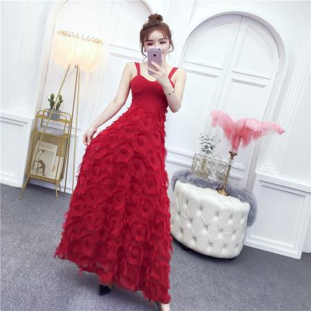 新款晚礼服裙时尚新款宴会长款仙气梦幻主持人气质气场女王