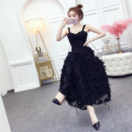 新款晚礼服裙时尚新款宴会长款仙气梦幻主持人气质气场女王