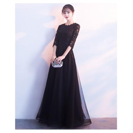 新款高腰敬酒服大摆遮肚新娘结婚礼服长款女连衣裙长裙