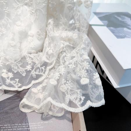 FA49520# 春秋蕾丝花边娃娃领外穿打底衬衫女小众百搭叠穿上衣