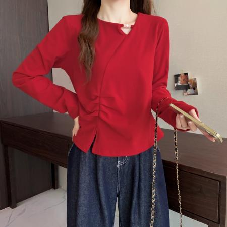 FA49535# 大码长袖加厚...