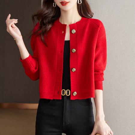 FA49548# 毛衣外套设计感小众秋新款女装时尚洋气早春秋季针织