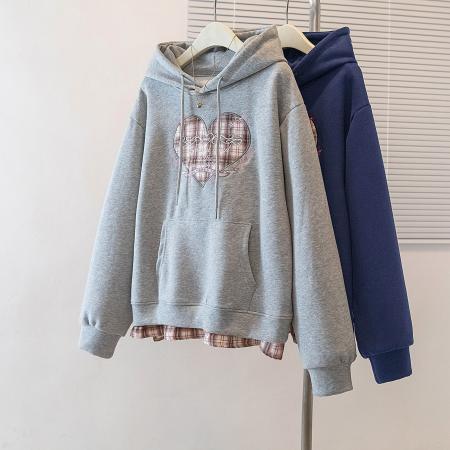 FA49551# 大码连帽卫衣...