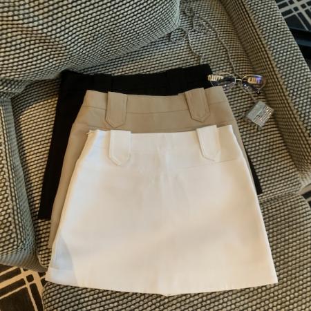 FA49736# 秋冬复古高腰包臀半身裙