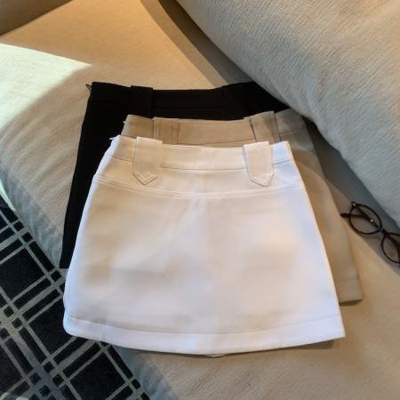 FA49736# 秋冬复古高腰包臀半身裙