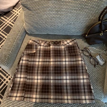 FA49737# 秋冬复古格子...