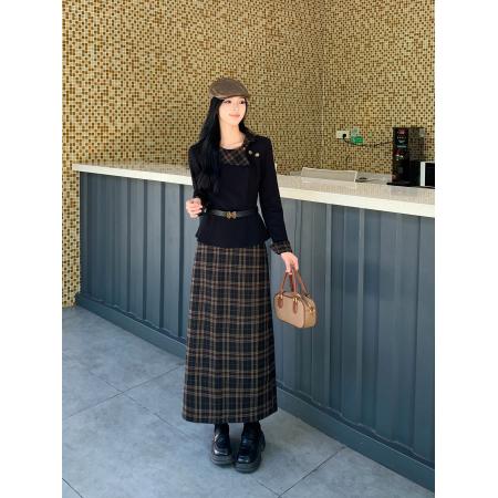 大码女装设计感时尚套装胖MM收...