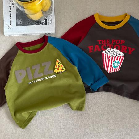 纯棉男女儿童t恤长袖可爱动漫卡通中小童内搭打底衫上衣春秋 童装批发宝宝服饰批发