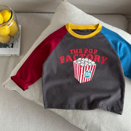 纯棉男女儿童t恤长袖可爱动漫卡通中小童内搭打底衫上衣春秋 童装批发宝宝服饰批发