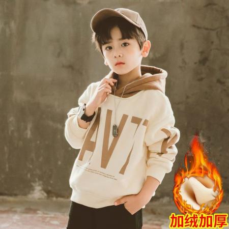 FA49970# 儿童装男童秋装卫衣春秋冬款新款中大童秋季男孩加绒加厚上衣 童装批发宝宝服饰批发