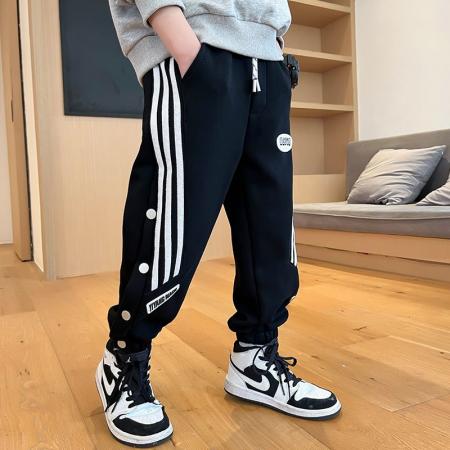 儿童装男童秋冬加绒运动裤新款中大童春秋款男孩秋季裤子卫裤炸街 童装批发宝宝服饰批发