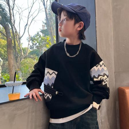 男童卫衣秋冬款新款儿童秋装中大童炸街韩版上衣帅洋气休闲潮 童装批发宝宝服饰批发