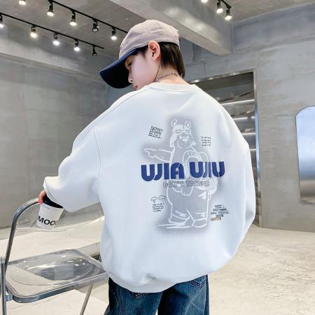 FA49981# 男童秋装卫衣新款大童春秋款休闲长袖儿童秋季宽松上衣帅气潮 童装批发宝宝服饰批发