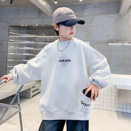 FA49981# 男童秋装卫衣新款大童春秋款休闲长袖儿童秋季宽松上衣帅气潮 童装批发宝宝服饰批发