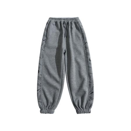 男童加绒裤子冬装新款儿童一体绒加厚中大童帅气束脚运动长裤 童装批发宝宝服饰批发