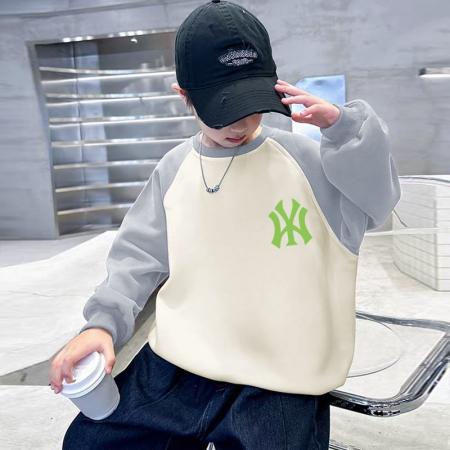 FA49994# 男童卫衣秋冬款新款儿童圆领上衣炸街秋装大童初中生时髦衣服 童装批发宝宝服饰批发