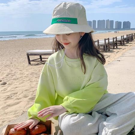 FA50000# 加绒女童卫衣春装新款洋气儿童春秋款长袖小女孩春季童装 童装批发宝宝服饰批发