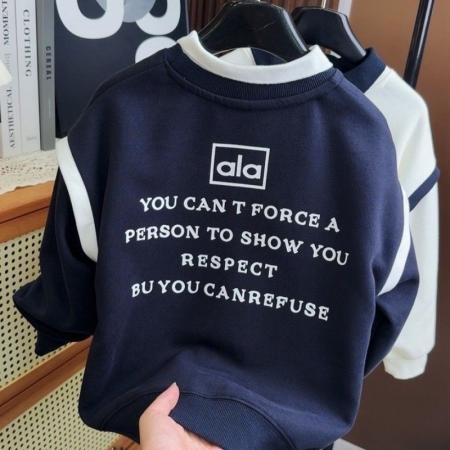 FA50003# 男童秋装卫衣新款男孩中大童帅气休闲长袖儿童拼接春秋季上衣 童装批发宝宝服饰批发