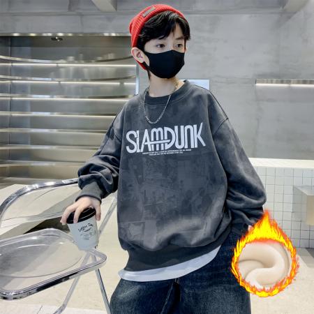 儿童装男童秋装卫衣春秋款新款秋冬款中大童男孩秋季加绒上衣 童装批发宝宝服饰批发