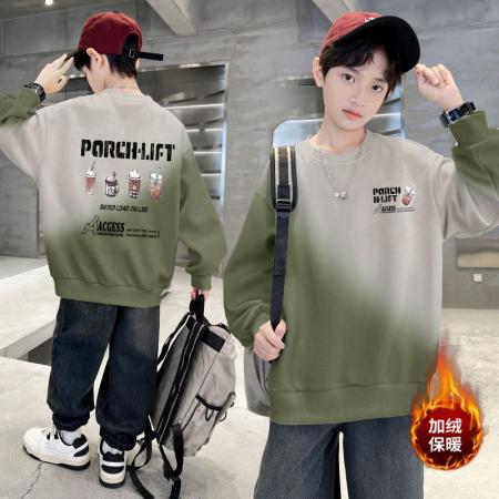 童装卫衣洋气春秋款秋季潮卫衣新款秋装套头中大童上衣男童 童装批发宝宝服饰批发