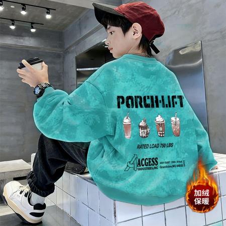 童装卫衣洋气春秋款秋季潮卫衣新款秋装套头中大童上衣男童 童装批发宝宝服饰批发