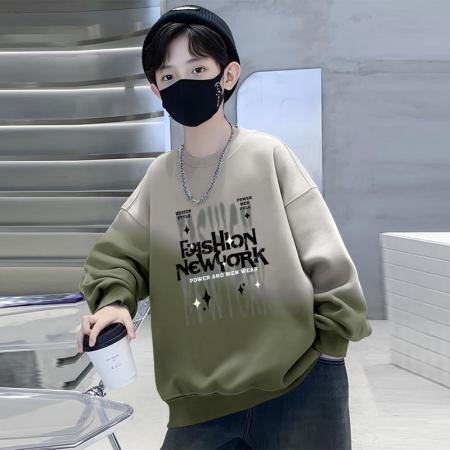 童装卫衣洋气春秋款秋季潮卫衣新款秋装套头中大童上衣男童 童装批发宝宝服饰批发