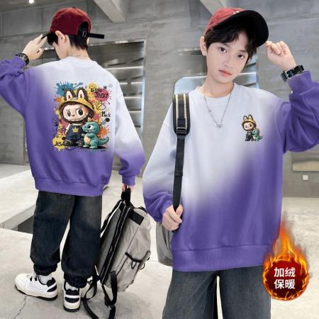 童装卫衣洋气春秋款秋季潮卫衣新款秋装套头中大童上衣男童 童装批发宝宝服饰批发