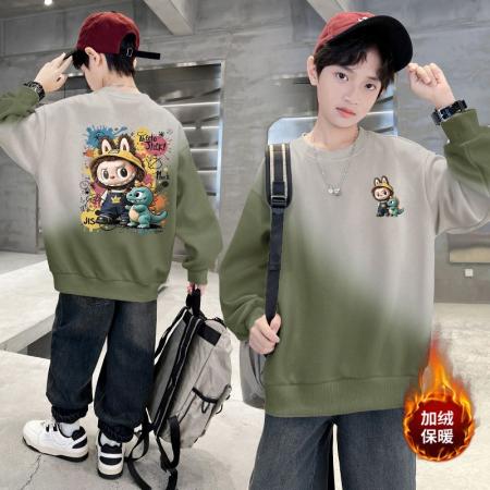 童装卫衣洋气春秋款秋季潮卫衣新款秋装套头中大童上衣男童 童装批发宝宝服饰批发