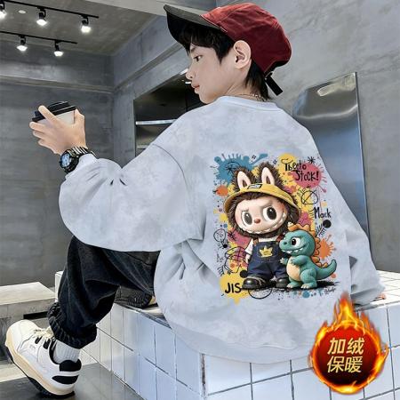 童装卫衣洋气春秋款秋季潮卫衣新款秋装套头中大童上衣男童 童装批发宝宝服饰批发