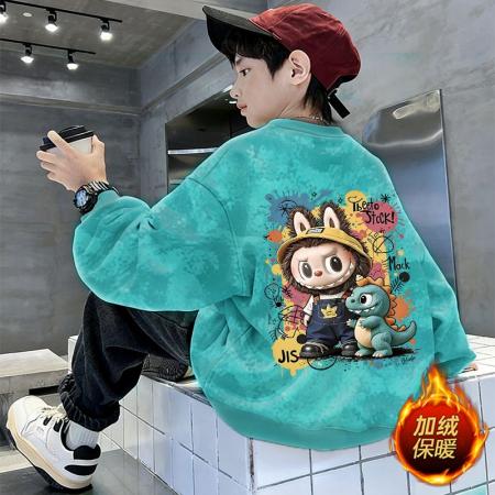 童装卫衣洋气春秋款秋季潮卫衣新款秋装套头中大童上衣男童 童装批发宝宝服饰批发