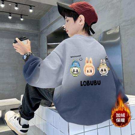 男童卫衣长袖秋冬装新款洋气中大童春秋上衣男孩儿童装 童装批发宝宝服饰批发