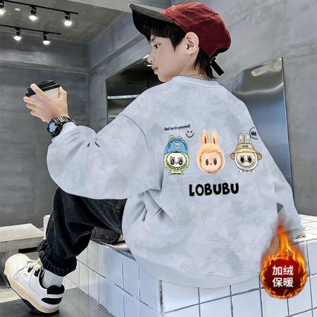 儿童装男童秋装卫衣春秋新款中大童男孩秋冬季扎染长袖上衣潮 童装批发宝宝服饰批发