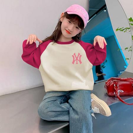 儿童装洋气春秋款秋季潮卫衣新款秋装套头中大童上衣女童 童装批发宝宝服饰批发