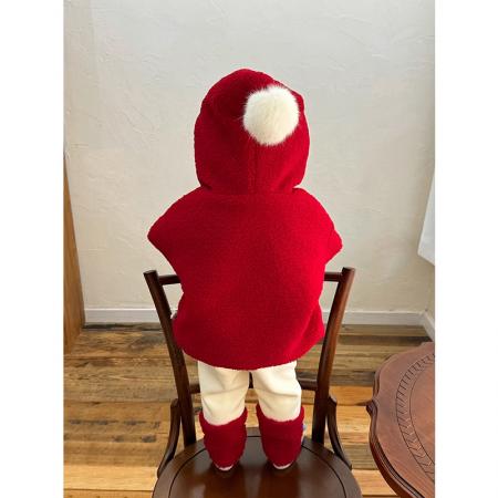 宝宝女童冬装新款洋气圣诞节外套可爱卫衣加厚保暖婴儿秋冬上衣服 童装批发宝宝服饰批发