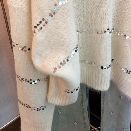 FA50082# 复古圆领毛衣女春秋秋季新款宽松软糯套头针织衫长袖上衣 服裝批發女裝批發服飾貨源