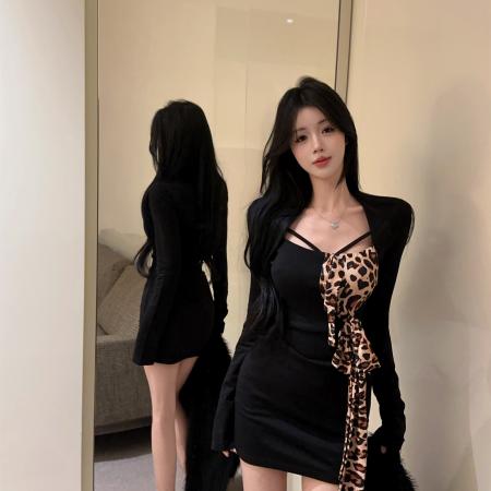 FA50178# 秋新款法式别致设计感修身性感短裙 服裝批發女裝批發服飾貨源