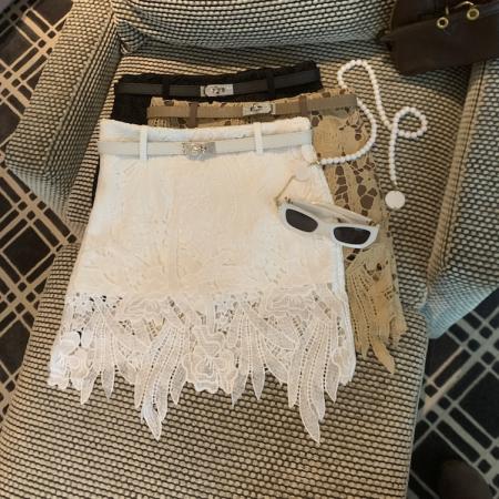 FA50199# 秋冬复古蕾丝半身裙 服裝批發女裝批發服飾貨源