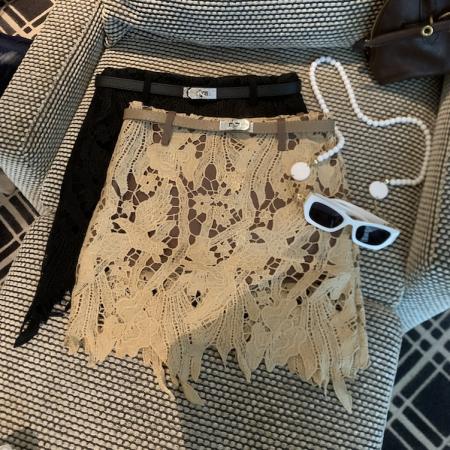 FA50199# 秋冬复古蕾丝半身裙 服裝批發女裝批發服飾貨源