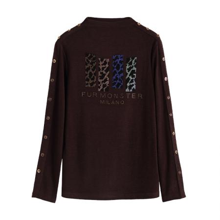 FA50254# 半高领打底衫女秋冬春秋新款百搭秋衣中领女士内搭长袖 服裝批發女裝批發服飾貨源