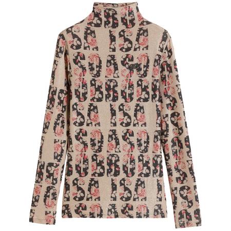 FA50255# 加绒加厚打底衫女秋冬新款长袖T恤洋气印花内搭小衫 服裝批發女裝批發服飾貨源