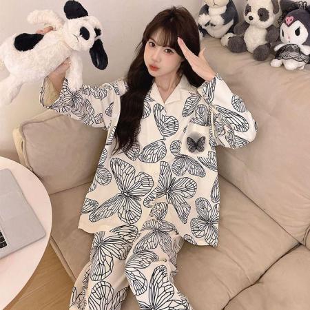 FA50352# 秋季羊绒长袖套装少女感网红爆款直播高品可外穿 服裝批發女裝批發服飾貨源