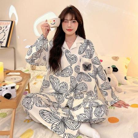 FA50352# 秋季羊绒长袖套装少女感网红爆款直播高品可外穿 服裝批發女裝批發服飾貨源