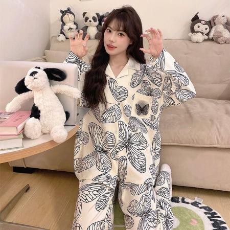 FA50352# 秋季羊绒长袖套装少女感网红爆款直播高品可外穿 服裝批發女裝批發服飾貨源