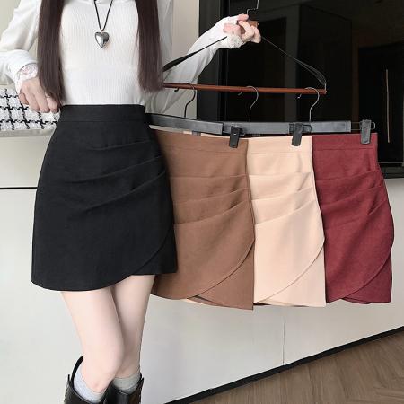 新款韩版秋冬季新款气质高腰性感...