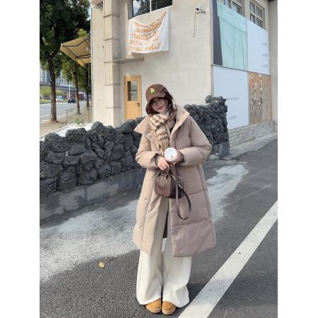 FA50437# 冬季新款棉服女宽松大码学生棉袄气质小众中长款韩版加厚棉衣外套 服裝批發女裝批發服飾貨源