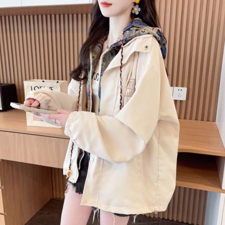 秋装原版质量加内里大码刺绣拉链夹克冲锋衣棒球服女 服裝批發女裝批發服飾貨源