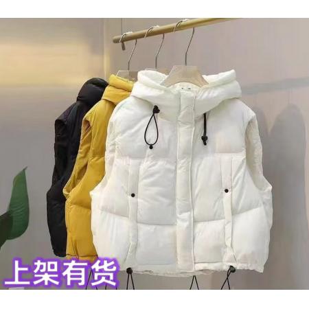 高级感羽绒马甲女款秋冬新款爆款休闲气质百搭马夹 服裝批發女裝批發服飾貨源