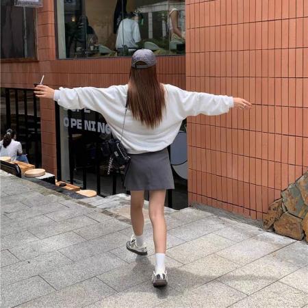 CX13611# 最便宜服饰批发 大卫衣韩版小众休闲情侣卫衣女ins慵懒设计感外套